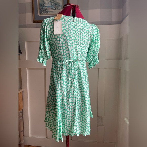 Faithfull the Brand Green and White Dress Size XS - Picture 7 of 8